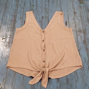 Women's Tie Front Tank